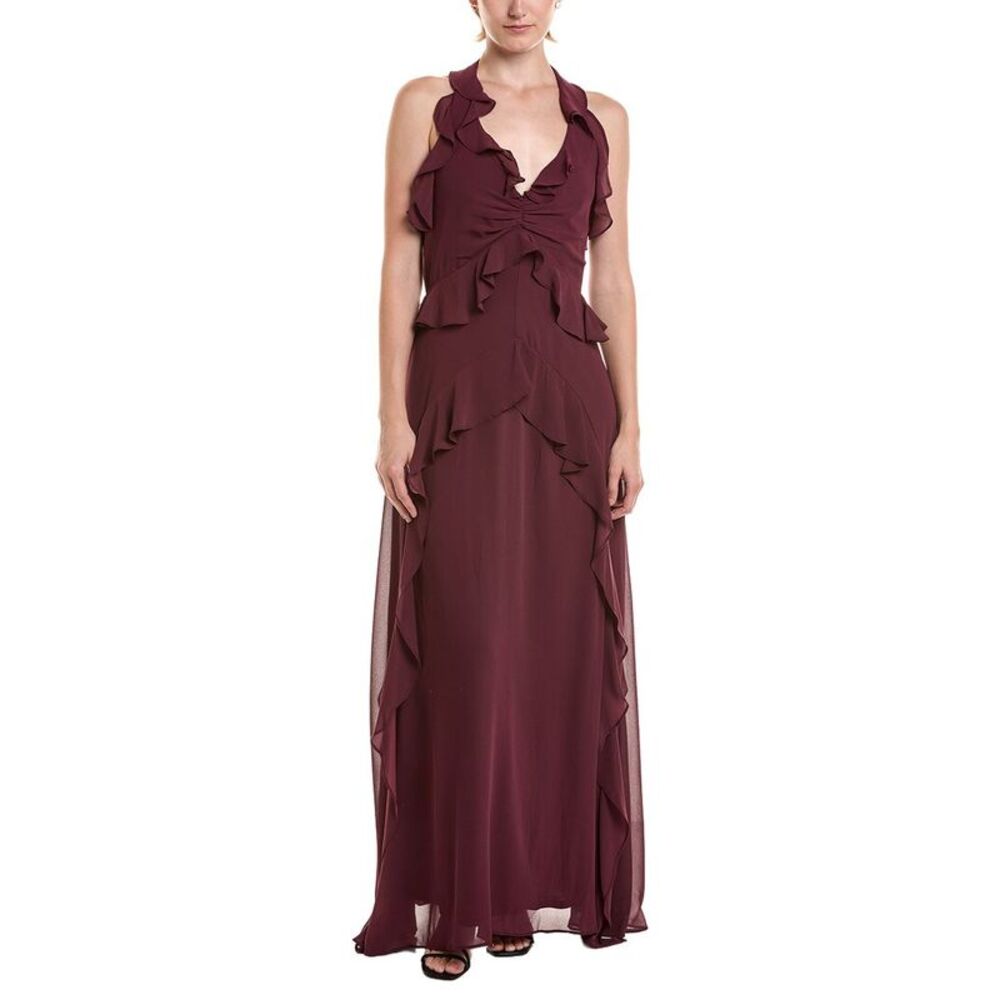 Taylor Womens  Solid Maxi Dress, Purple